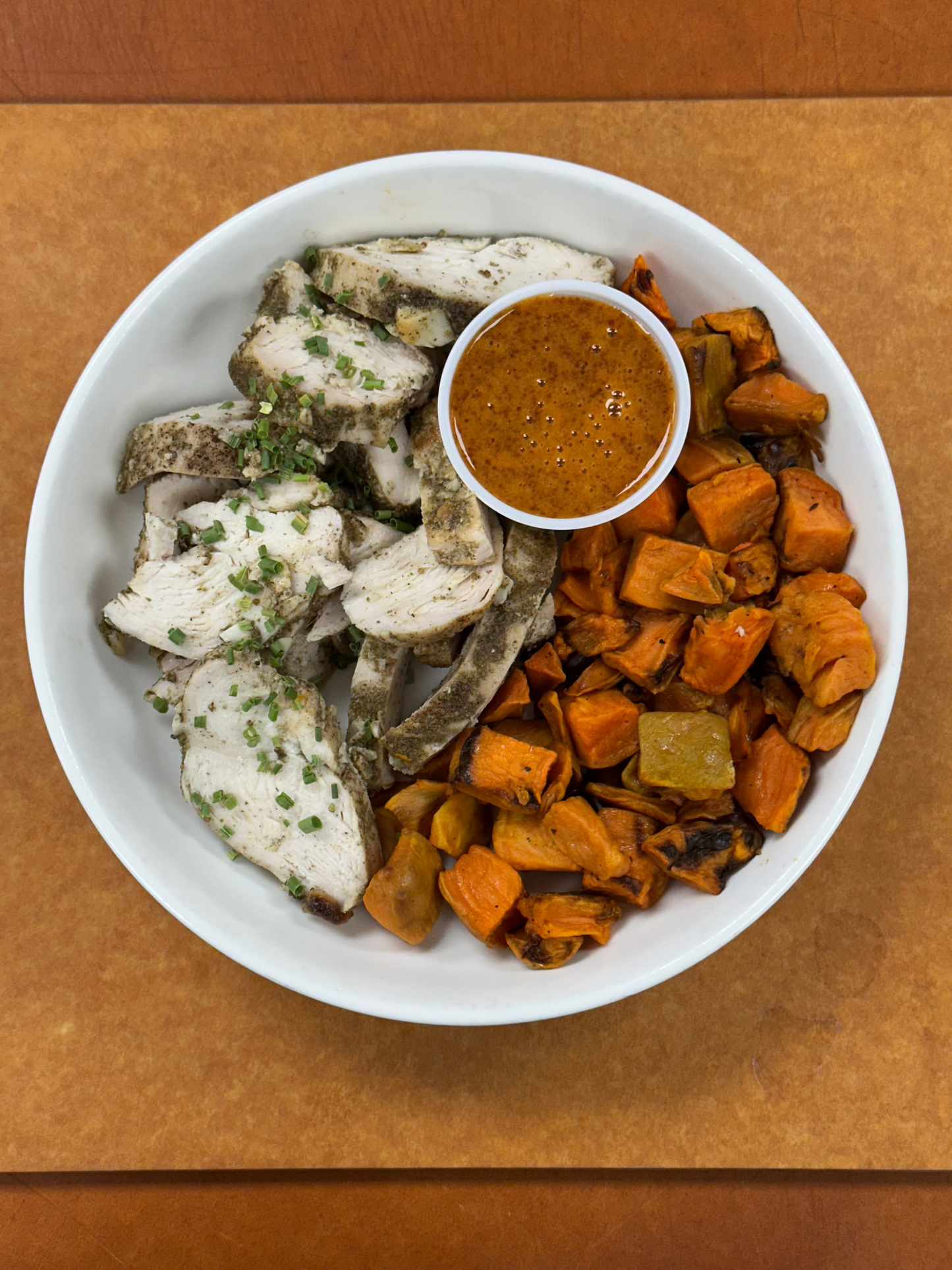 Sage Rubbed Chicken with Sweet Potatoes